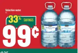 Marché Adonis Selection water offer