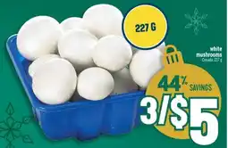 Marché Adonis White mushrooms offer