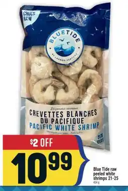 Marché Adonis Blue Tide raw peeled white shrimps offer