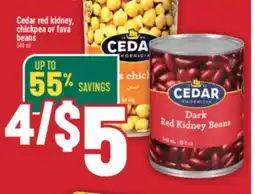 Marché Adonis Cedar red kidney, chickpea or fava beans offer