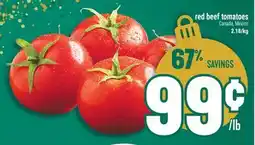 Marché Adonis red beef tomatoes offer