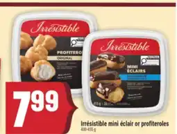 Marché Adonis Irrésistible mini éclair or profiteroles offer