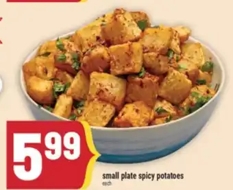 Marché Adonis Small plate spicy potatoes offer