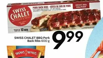 Safeway Swuss chalet BBQ pork back ribs offer