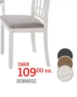 The Brick Dena Dining Chair with Linen-Look Fabric - Dove Grey offer
