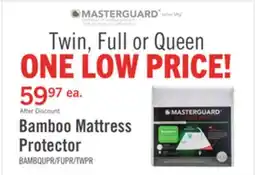 The Brick Masterguard Bamboo Queen Mattress Protector offer