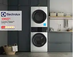 The Brick Electrolux 5.1/8.0 Cu. Ft. Front-Load Laundry Tower - White - ELTE730CAW offer