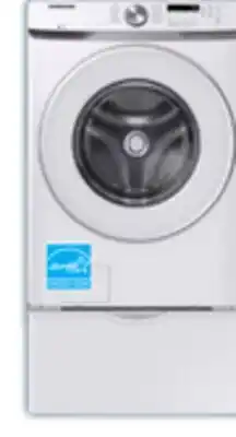 The Brick Samsung 5.2 Cu. Ft. Front-Load Washer - White - Stackable - WF45T6000AW/A5 offer