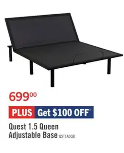 The Brick Quest 1.5 Queen Adjustable Base offer