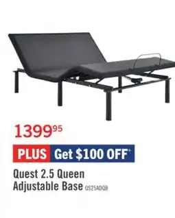 The Brick Quest 2.5 Queen Adjustable Base offer