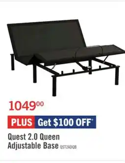 The Brick Quest 2.0 Queen Adjustable Base offer