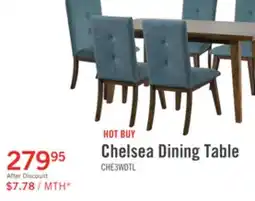 The Brick Chelsea Dining Table, 60W - Walnut Brown offer