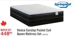 The Brick Springwall Venice Eurotop Queen Mattress Set offer