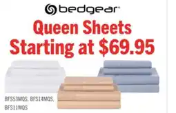 The Brick BEDGEAR Basic 4-Piece Queen Sheet Set - Sand offer
