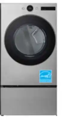 The Brick LG 7.4 Cu. Ft. Smart Electric Dryer with Steam - Graphite Steel - Stackable - DLEX5500V offer
