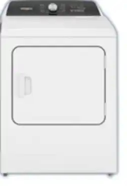 The Brick Whirlpool 7 Cu. Ft. Electric Dryer with Steam - White - YWED5050LW offer