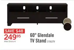 The Brick Glendale 60 TV Stand with Storage and Cable Management for TVs up to 65- Espresso offer
