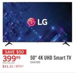 The Brick LG 50 UA7000 4K UHD Smart webOS TV (50UA7000PUB.ACC) 2025 Model offer