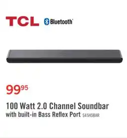 The Brick TCL 2.0 CH Bluetooth Dolby Atmos DTS Virtual:X Soundbar (S45H) offer