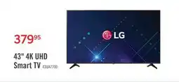 The Brick LG 43 UA77 4K UHD Smart webOS TV (43UA7700PUB.ACCQ) - 2025 Model offer