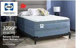 The Brick Sealy Posturepedic Luxury Crown Jewel Resort Mykonos Eurotop Queen Mattress offer