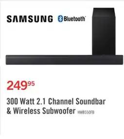 The Brick SAMSUNG B-Series 2.1 Channel Soundbar with Wireless Subwoofer (HW-B550F/ZC) offer