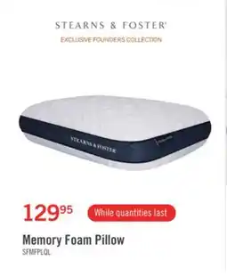 The Brick Stearns & Foster Memory Foam Pillow offer