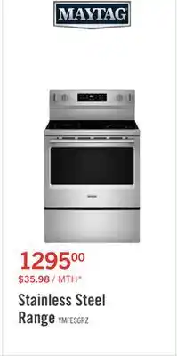 The Brick Maytag 30 5.3 Cu. Ft. Electric Range with No Preheat Air Fry - Stainless Steel - YMFES6030RZ offer