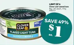 Giant Tiger Clover Leaf canned tuna offer