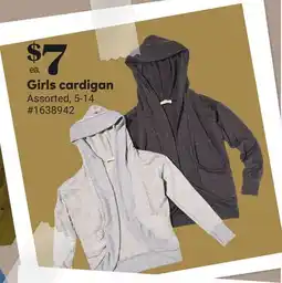 Giant Tiger Girls cardigan offer