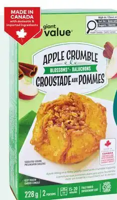 Giant Tiger Giant Value apple crumble offer