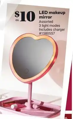 Giant Tiger LED makeup mirror offer