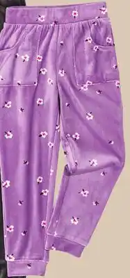 Giant Tiger Girls velour joggers offer