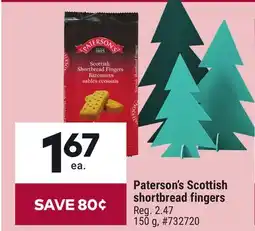 Giant Tiger Paterson's Scottish shortbread fingers offer