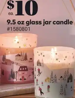 Giant Tiger 9.5 oz glass jar candle offer