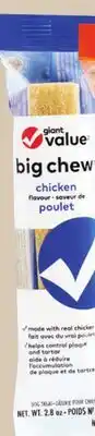 Giant Tiger Giant Value Big Chew dog treat offer
