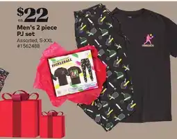 Giant Tiger Men's 2 piece PJ set offer