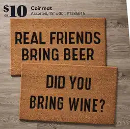 Giant Tiger Coir mat offer