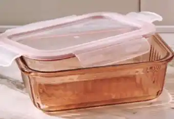 Giant Tiger Set of 2 embossed glass containers offer