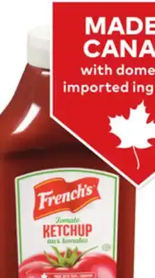 Giant Tiger French's Ketchup offer