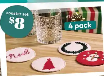 Giant Tiger coaster set offer