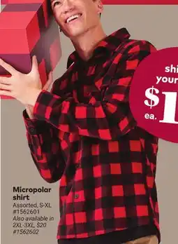 Giant Tiger Micropolar shirt offer