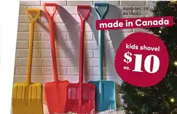 Giant Tiger kids shovel offer
