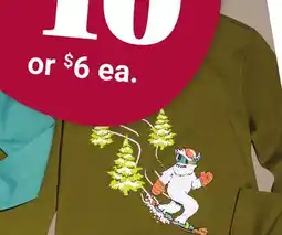 Giant Tiger Boys long sleeve tee offer