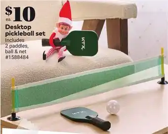 Giant Tiger Desktop pickleball set offer