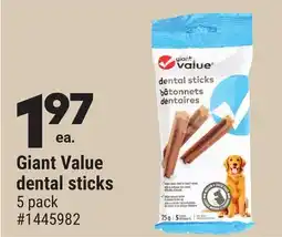 Giant Tiger Giant Value dental sticks offer