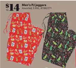 Giant Tiger Men's PJ joggers offer