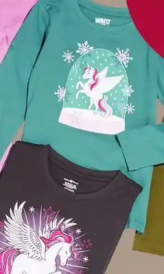 Giant Tiger Girls or boys long sleeved tee or girls leggings offer