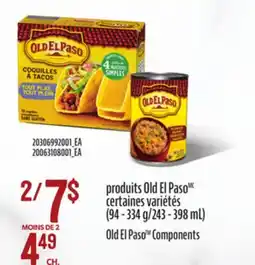 Provigo PRODUITS OLD EL PASO offer