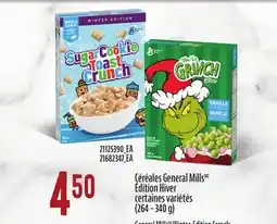 Provigo CÉRÉALES GENERAL MILLSMC ÉDITION HIVER, (264 – 340 G) offer